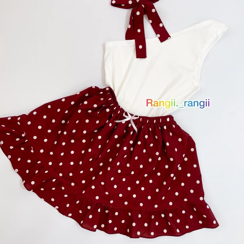 کراپ دامن  خالدار دلبرانه